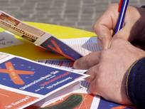 Unterschriftensammlung: Volksabstimmung über die EU-Verfassung