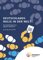 Cover Bürgergutachten Deutschlands Rolle in der Welt
