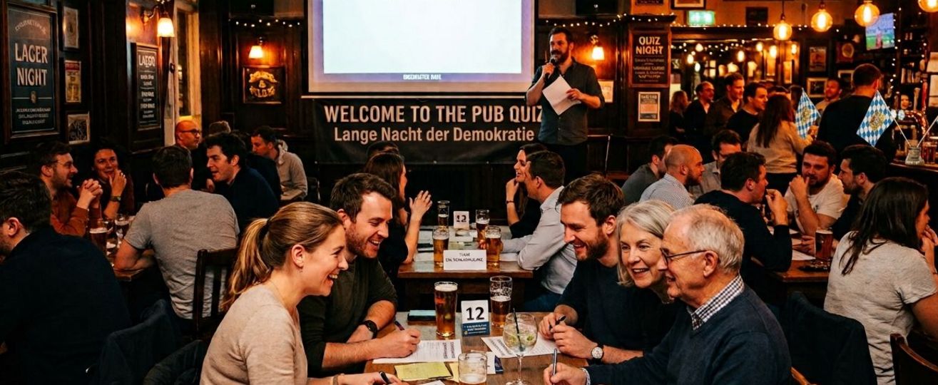 Bild zur Veranstaltung Lange Nacht der Demokratie WÜRMTAL - Pub Quiz