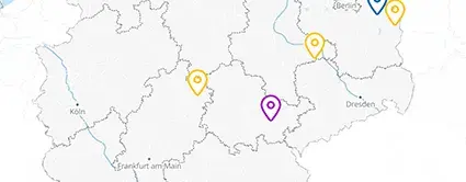Auf dem Bild ist eine Deutschlandkarte.