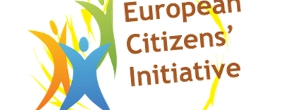 Das Logo von "European Citizens' Initiative" ist zu sehen.