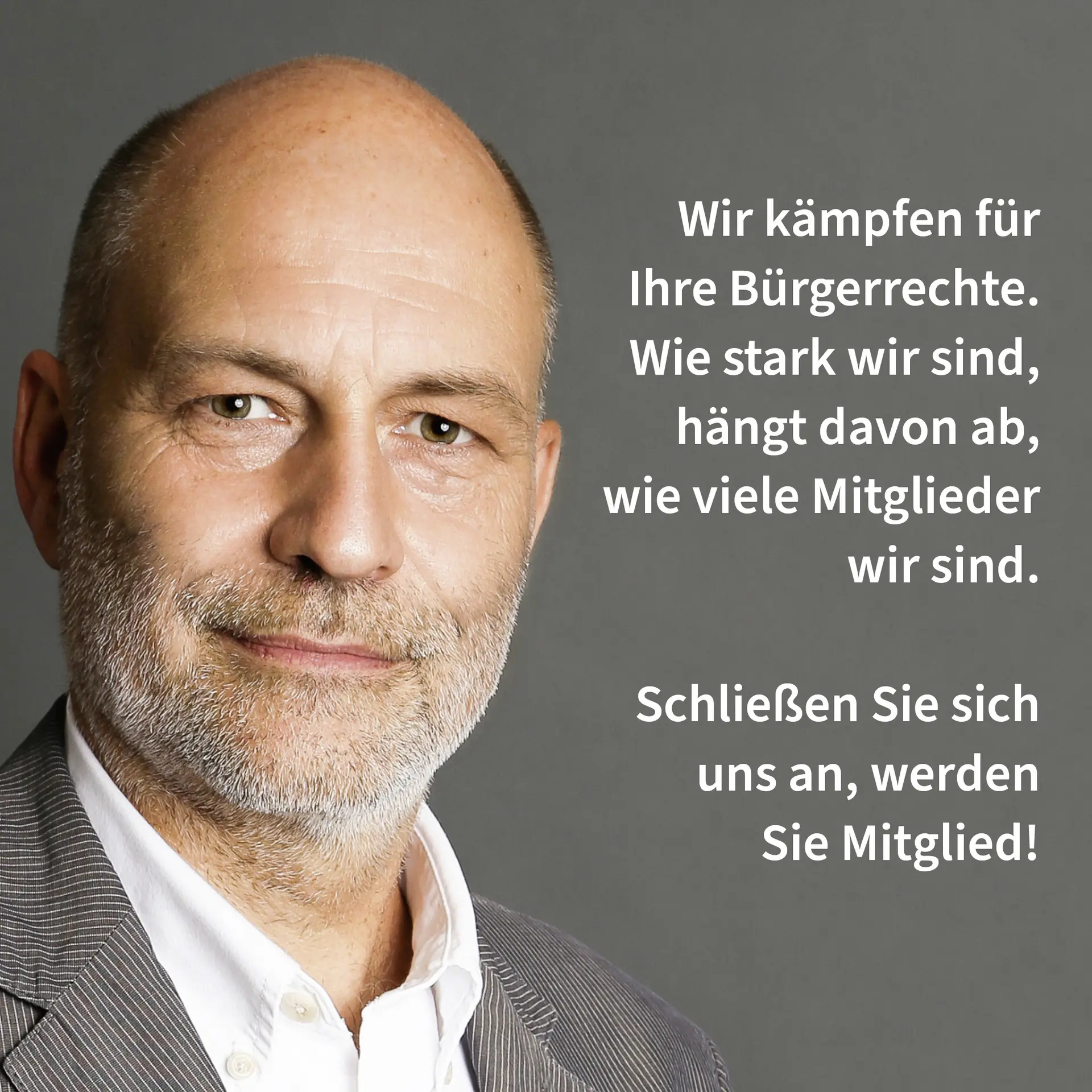 Ein Porträt von Ralf-Uwe Beck. Er ist Bundesvorstandssprecher.