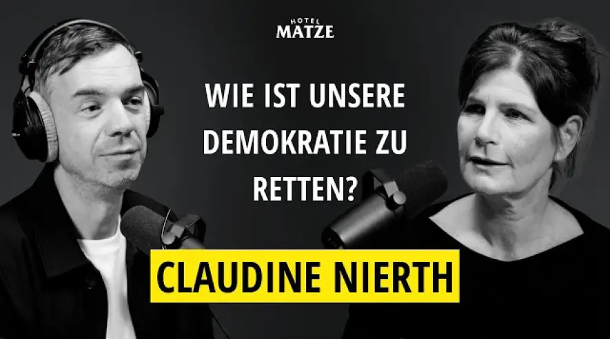 Das Podcast Foto vom Podcast "Hotel Matze mit Claudine Nierth" ist zu sehen.