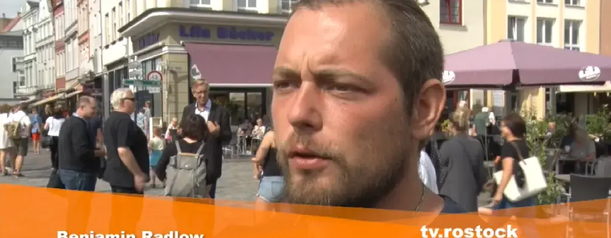 Ein Ausschnitt aus "tv.rostock" mit Benjamin Radlow im Interview.