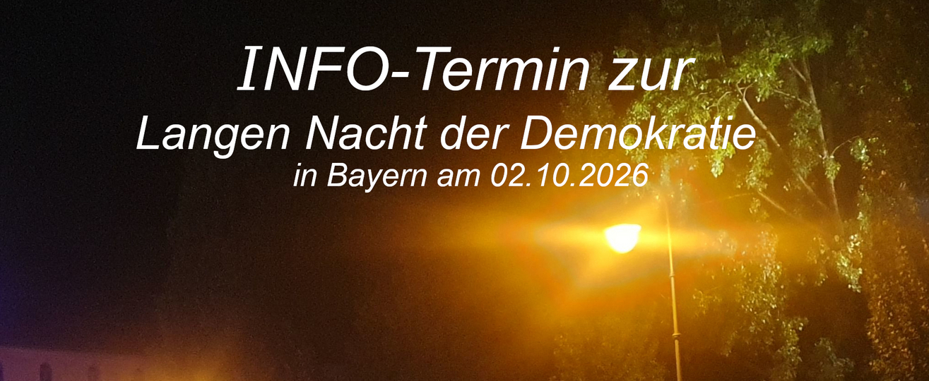 Bild zur Veranstaltung Lange Nacht der Demokratie 2026 - MD Informationsveranstaltung