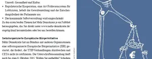 ISDS-Faktenblatt Zu sehen ist der ISDS-Infoflyer.