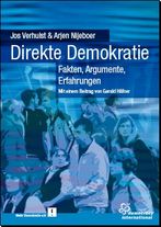 Cover des Buches "Direkte Demokratie" von Jos Verhulst und Arjen Nijeboer. Herausgegeben von Democracy International in 2007.