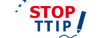 Auf dem Bild Steht "STOP TTIP, Absatz In den Gemeinderat!".