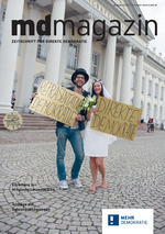 Cover des Demokratie-Magazins