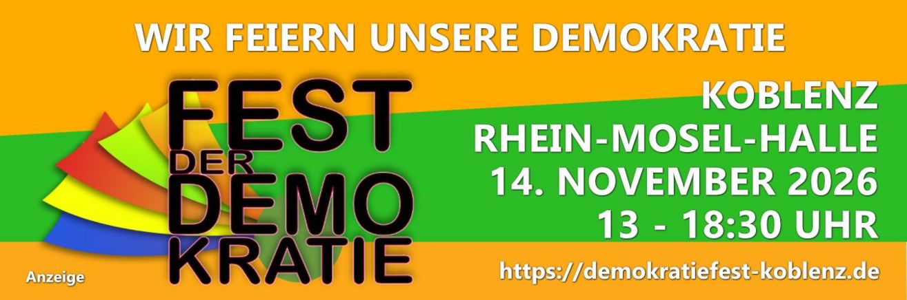 Bild zur Veranstaltung Fest der Demokratie in Koblenz