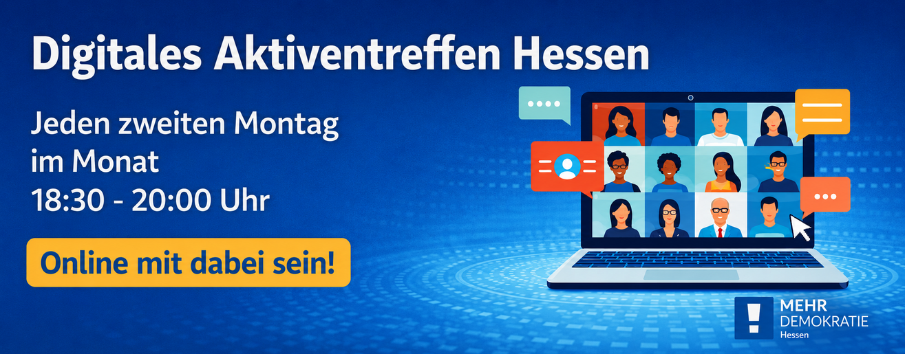 Bild zur Veranstaltung Online Aktiventreffen Hessen