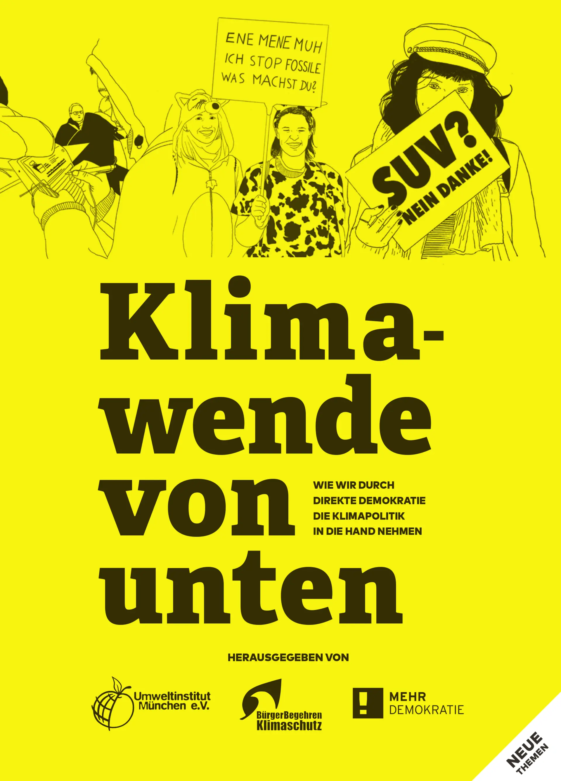 Das Deckblatt vom Handbuch Klimawende von unten, ist zu sehen.