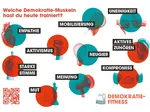 Postkarte Demokratie-Fitness