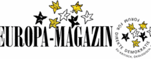 Auf dem Bild steht "EUROPA-MAGAZIN".