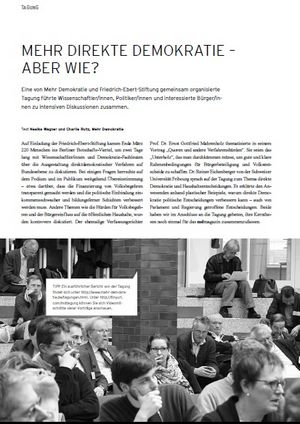 Bericht von Jahrestagung 2012