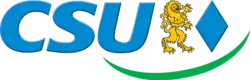 Hier ist das Logo der "CSU" zu sehen.
