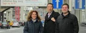 (Cora Pfafferott, Daniel Schily, Andreas Müller) Ein Foto von Cora Pfafferott, Daniel Schily und Andreas Müller ist zu sehen.
