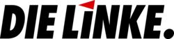 Hier ist das Logo der Partei "Die Linke" zu sehen.