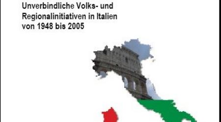 Cover der Broschüre über die Volksinitiative in italien