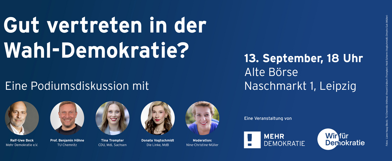 Bild zur Veranstaltung Gut vertreten in der Wahl-Demokratie?