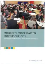 Cover Mitreden Mitgestalten Mitentscheiden