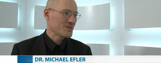 2014-02-27 Efler Interview Auf dem Bild ist Dr. Michael Efler, welcher Bundesvorstandssprecher bei Mehr Demokratie ist, zu sehen.
