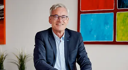 Ein Porträt von Frank Rosberger. Er ist Landesvorstandssprecher.