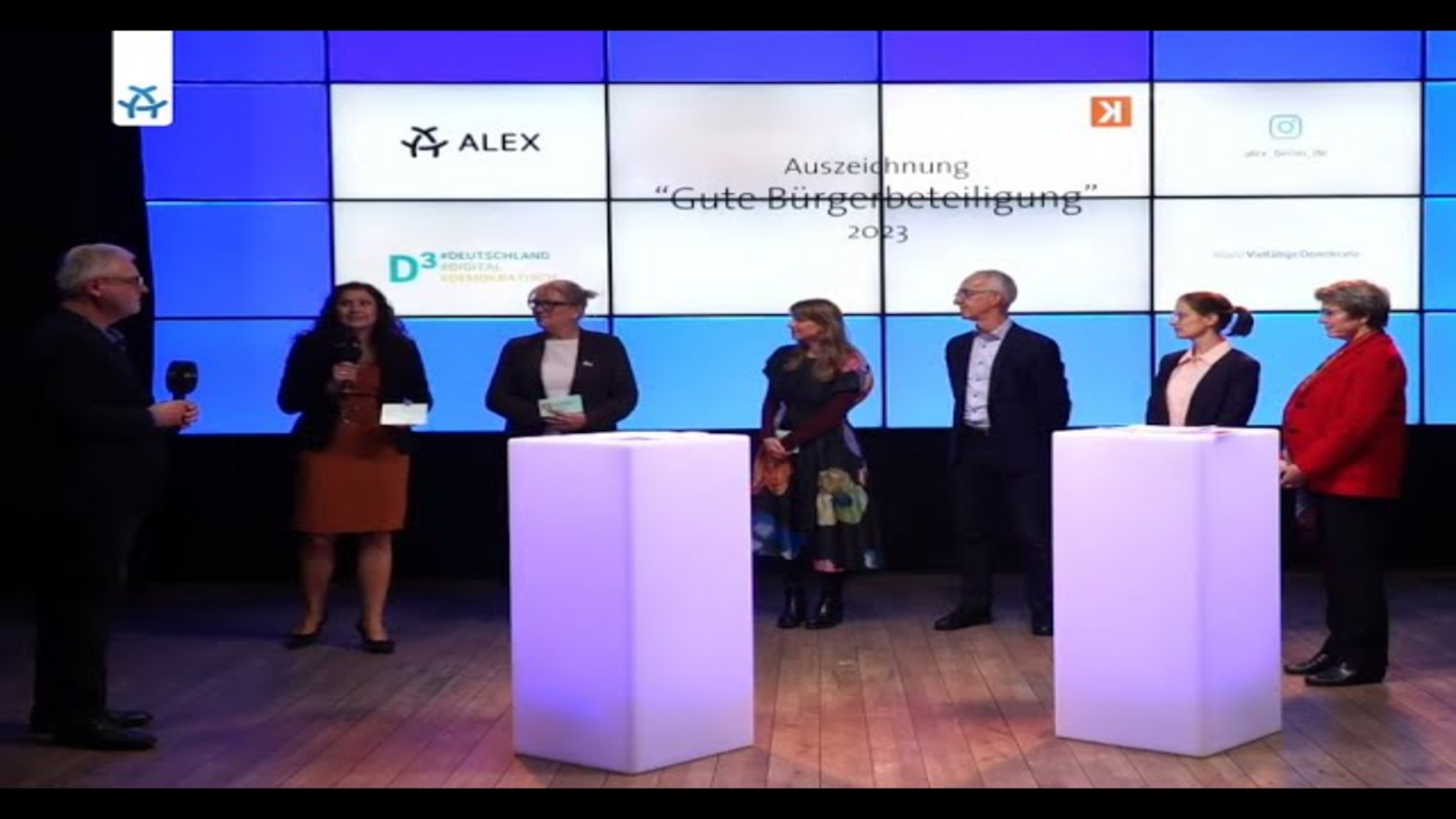 Verleihung der Auszeichnung Gute Bürgerbeteiligung 2023