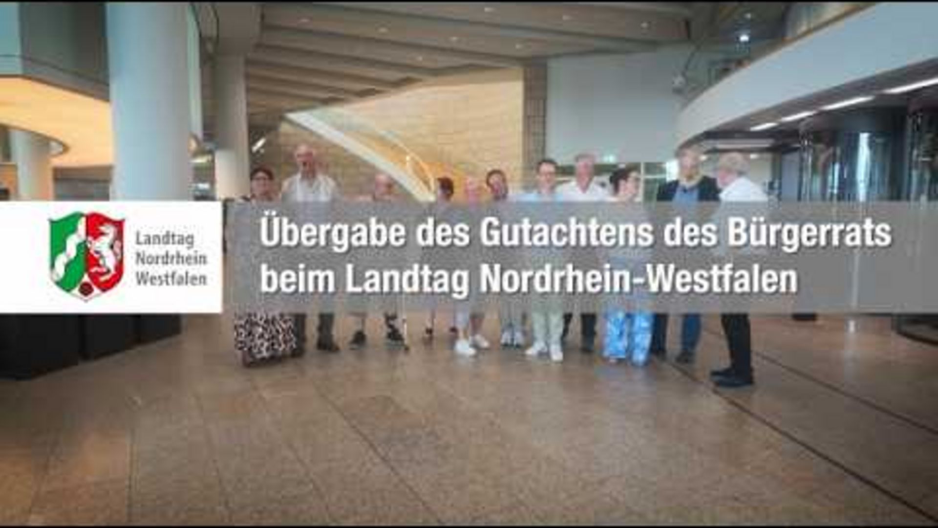 Erster landesweiter Bürgerrat übergibt sein Gutachten