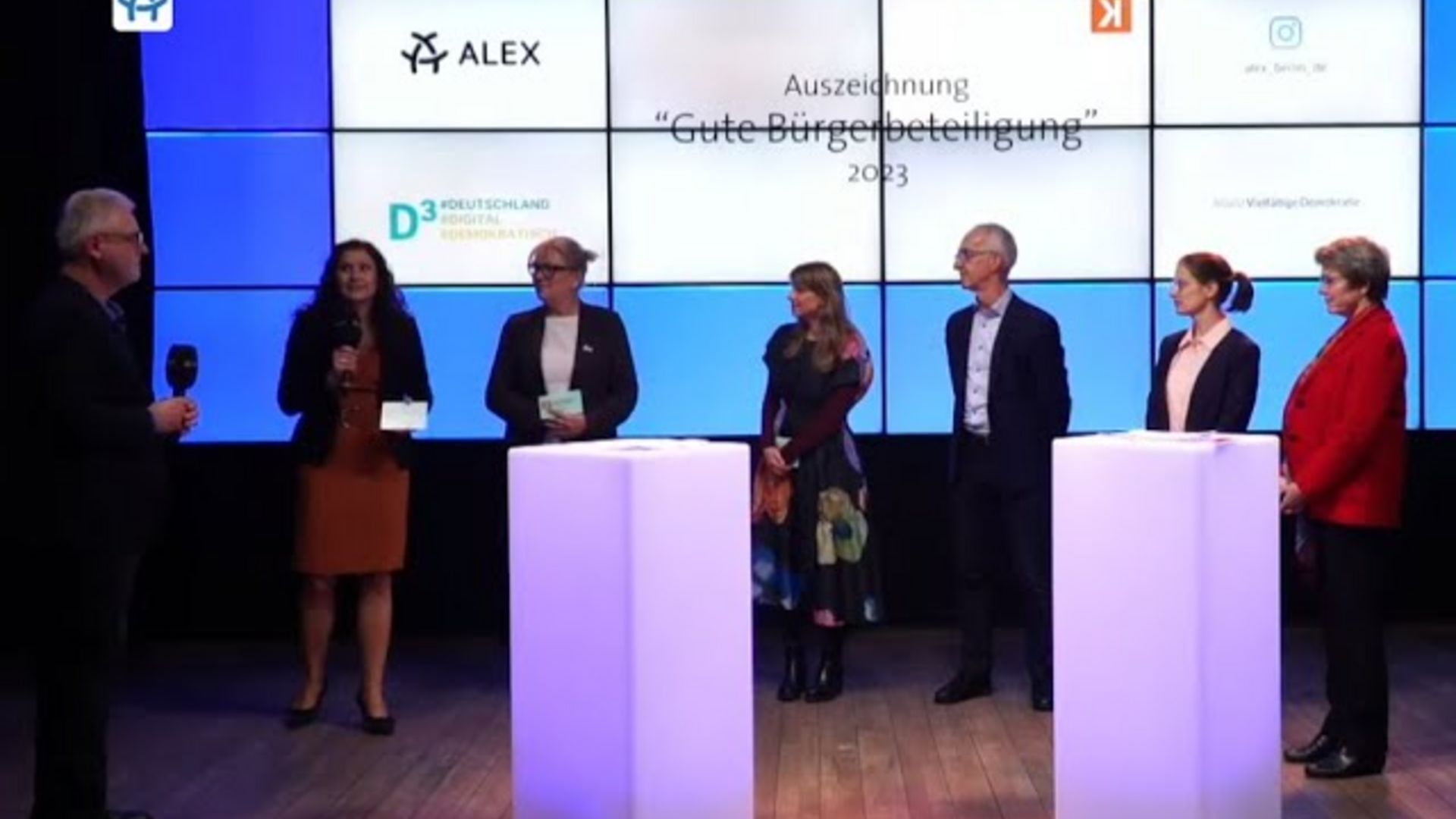 Verleihung der Auszeichnung Gute Bürgerbeteiligung 2023